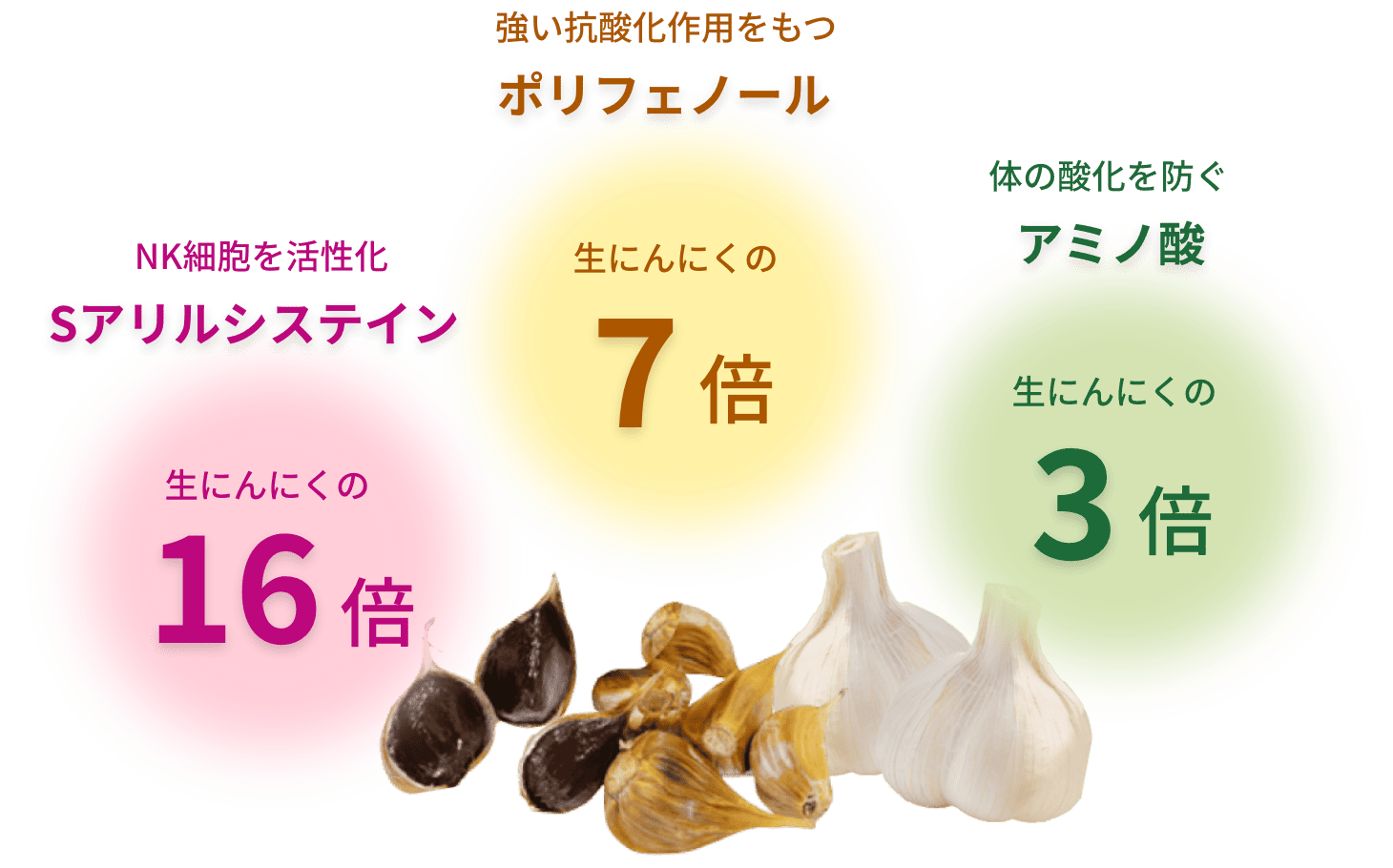 黒にんにくの栄養