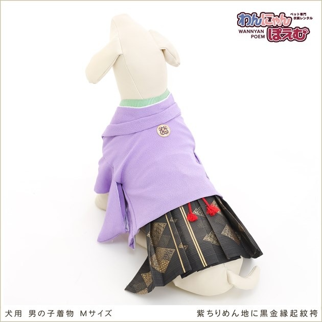 ペット着物レンタル｜犬の着物 男の子 Mサイズ 小型犬｜トイプードル
