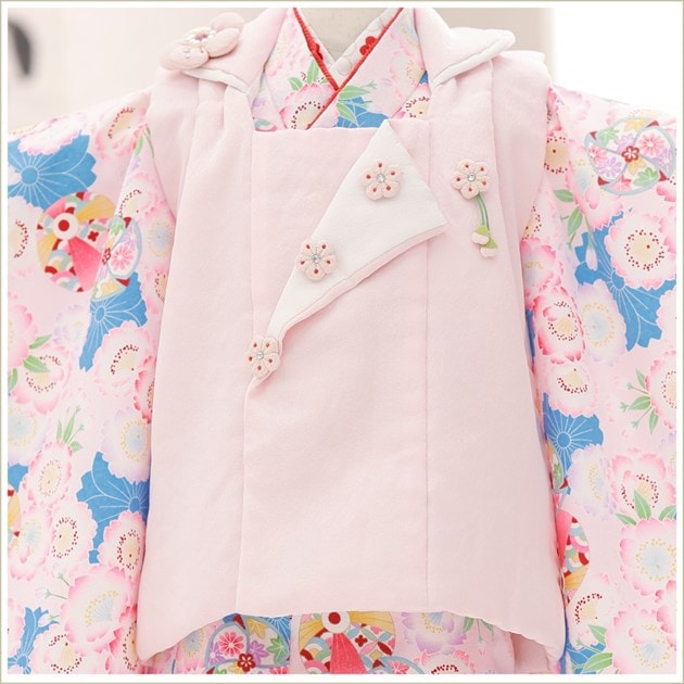 感動楽チャック着物は貸衣裳ぽえむだけ、ワンタッチ簡単着付けの3歳