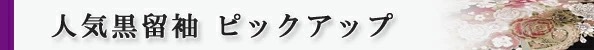 人気黒留袖ピックアップ