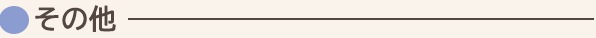 その他