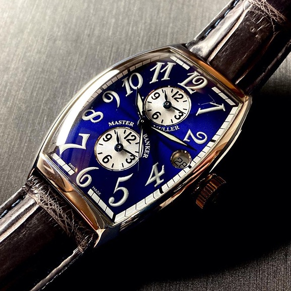 美品本物格安フランクミューラーのトノーカーベックスK18金レディースの時計