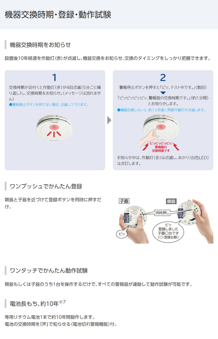 パナソニック 薄型ワイヤレス けむり当番 SHK42712 [親器][1個] 子器14