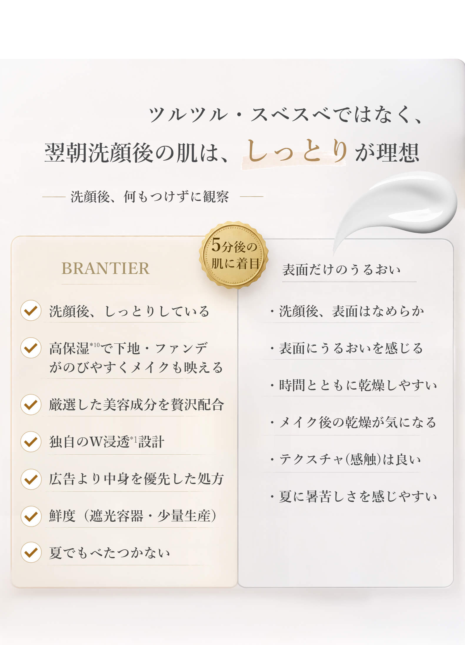 ブランティエ シルキーナノクリーム