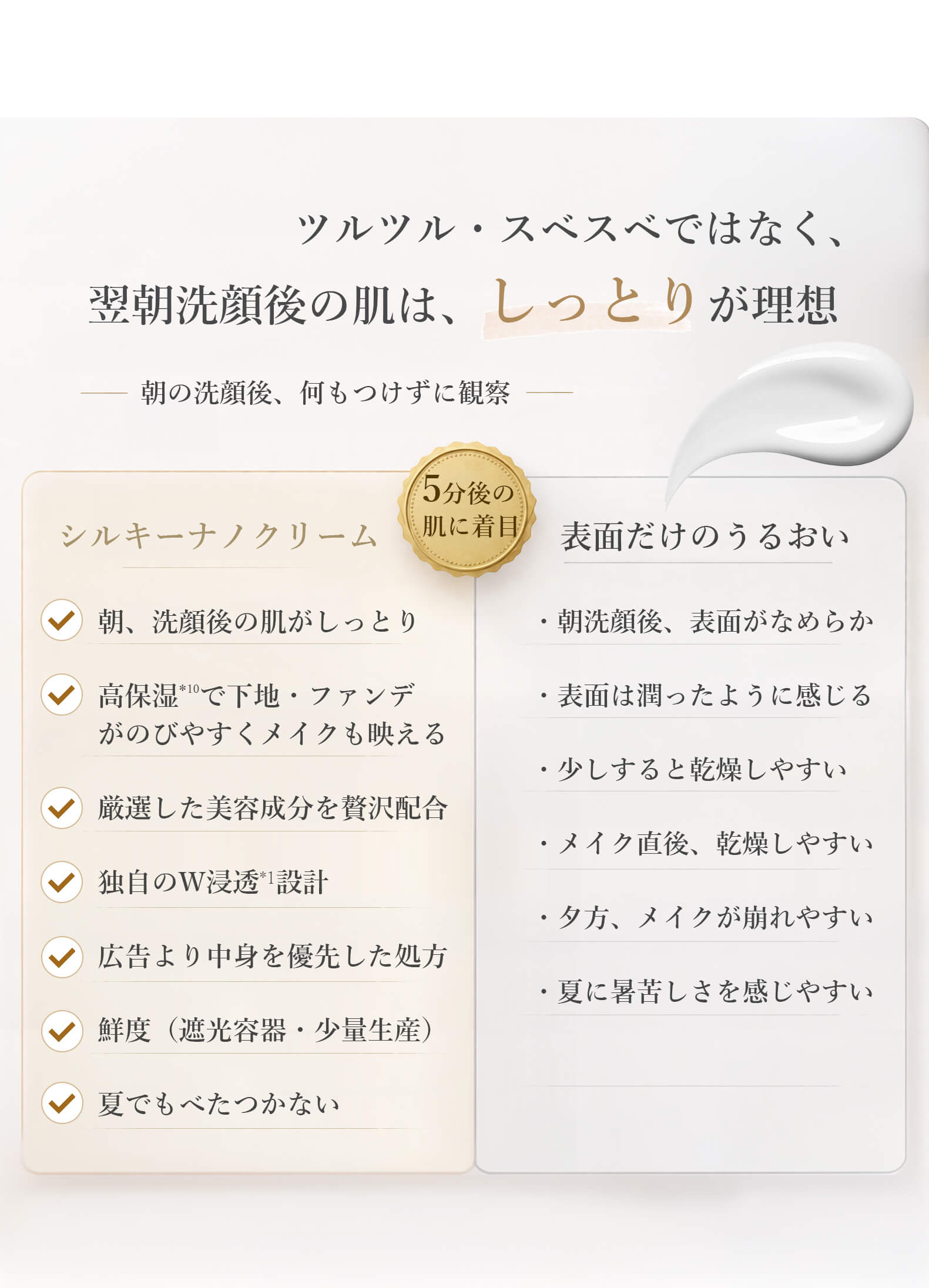 ブランティエ シルキーナノクリーム