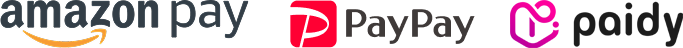 Amazon Pay、PayPay、あと払い（Paidy）に対応