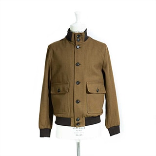 RINGJACKET Napoli / ダブルフェイス ブルゾン サイズ46 RING JACKET OUTLET