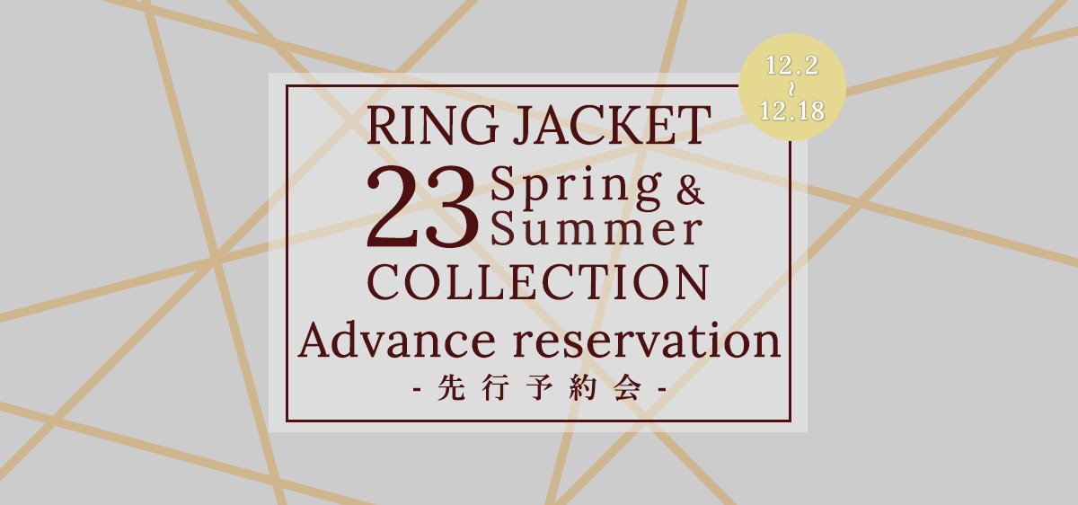 2023 Spring&Summer RING JACKET ͽ