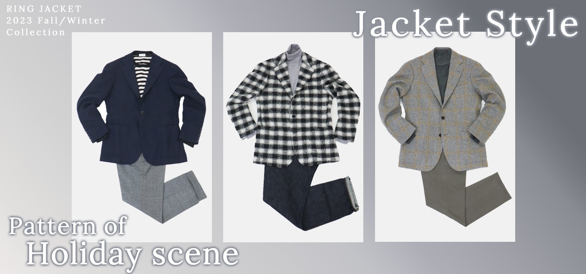 2023Fall&Winter Jacket Style Pattern of holiday scene