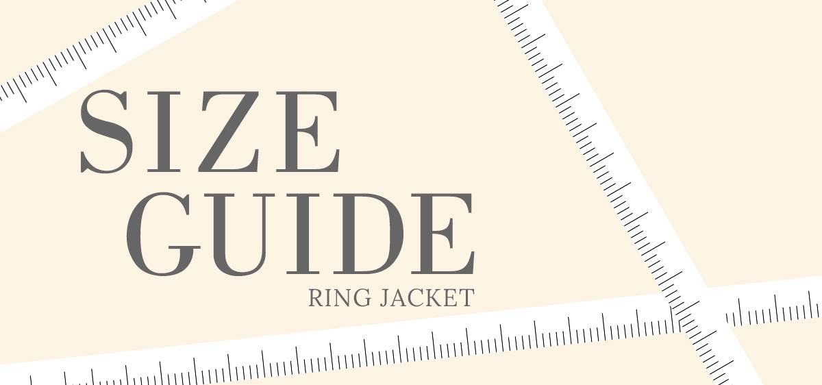 RING JACKET SIZE GUIDE