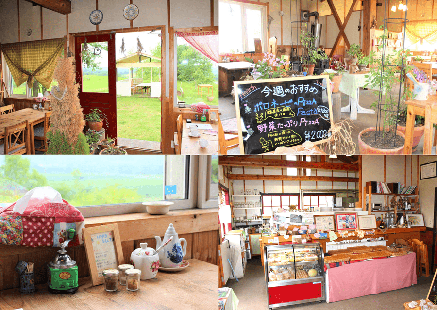 カントリー調でかわいいハートンツリーの店内