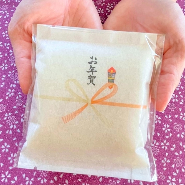 「お年賀」のし風