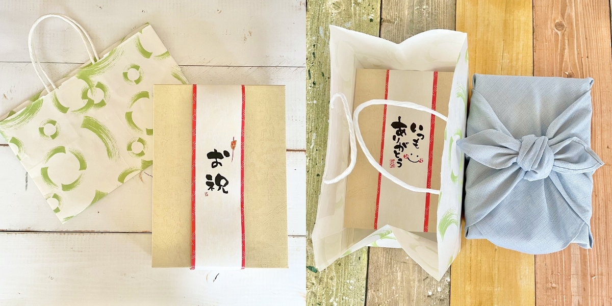 お持ち帰り用 手提げ紙袋