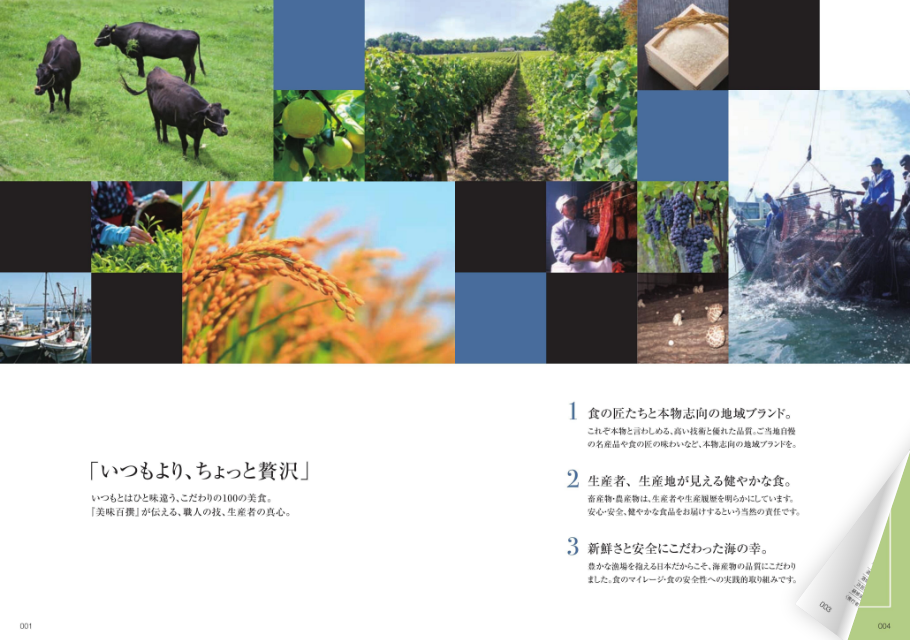 カタログギフト 美味百撰 intro