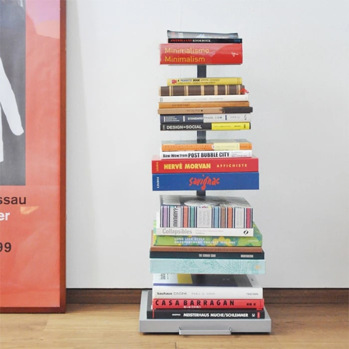 Tsum dock ブックタワー【隠しキャスター付・ハイタイプ8段