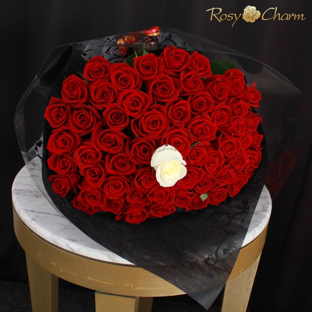 バラの花束｜メッセージローズ・ブーケ ｜11本から101本まで本数選択可能