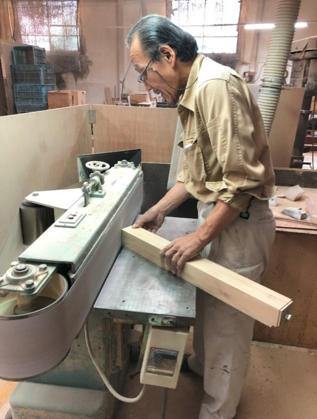 日美工場の製造風景