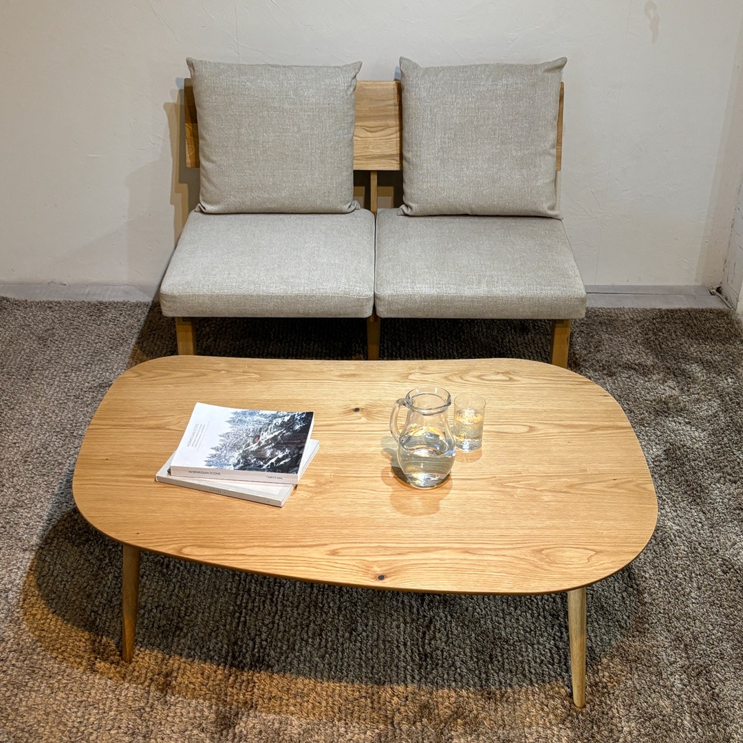 ラスモコタツテーブル オーク 使用イメージ