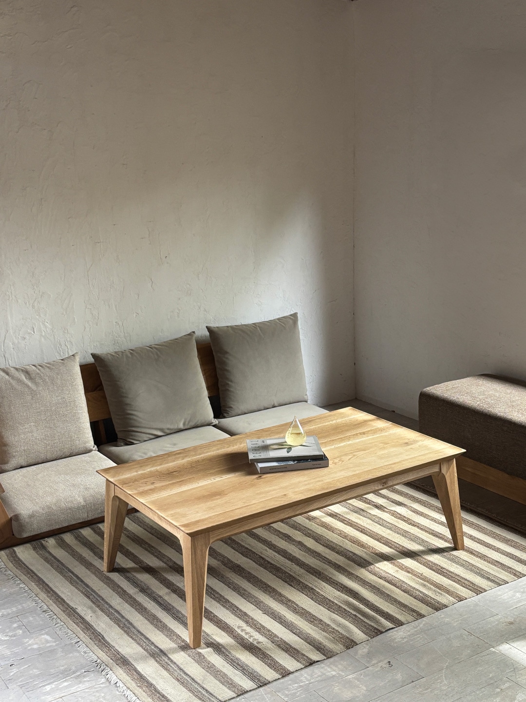 ユール コタツテーブル 讃岐産コナラ無垢材 コーディネートイメージ