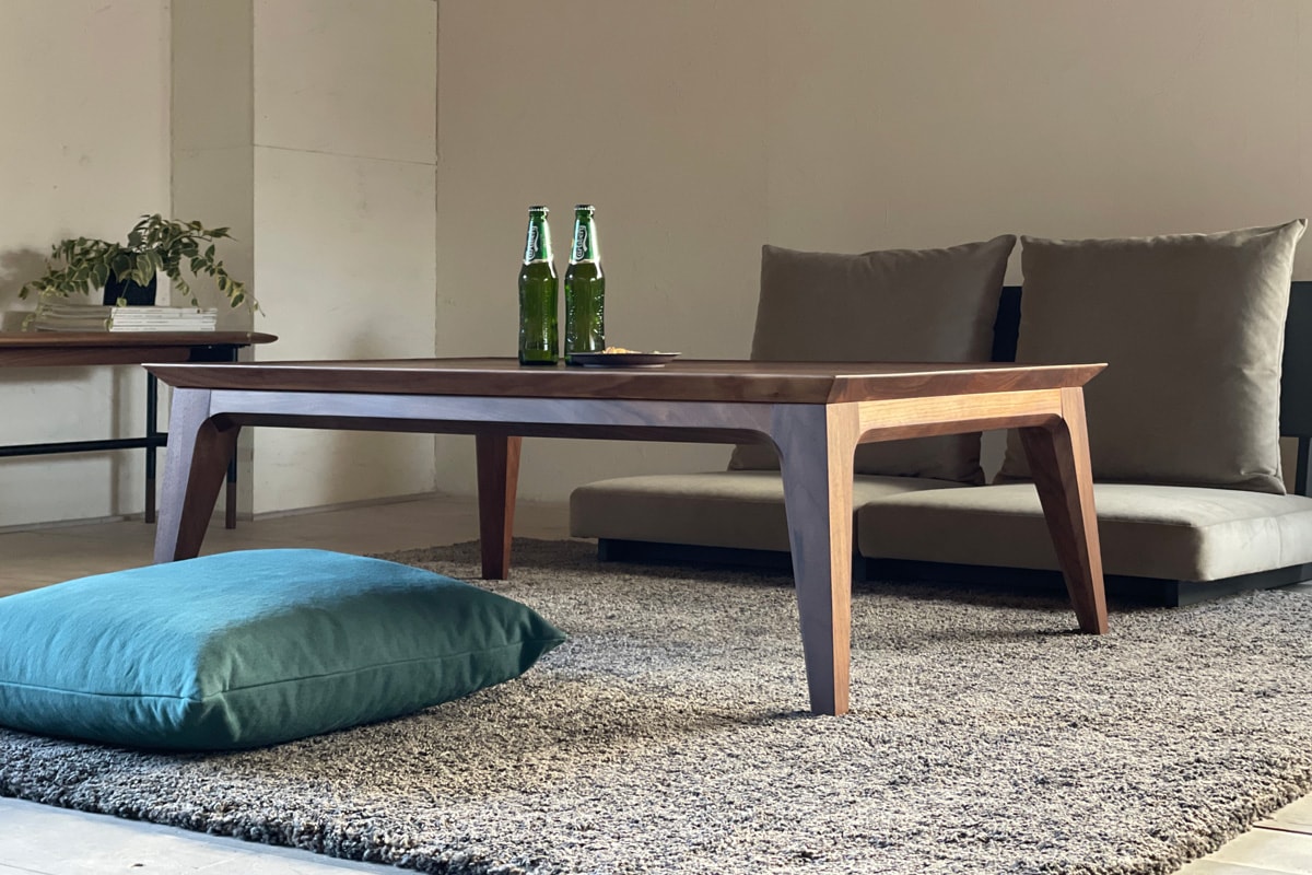 YUL｜ユールコタツテーブル ウォールナット コーディネートイメージ