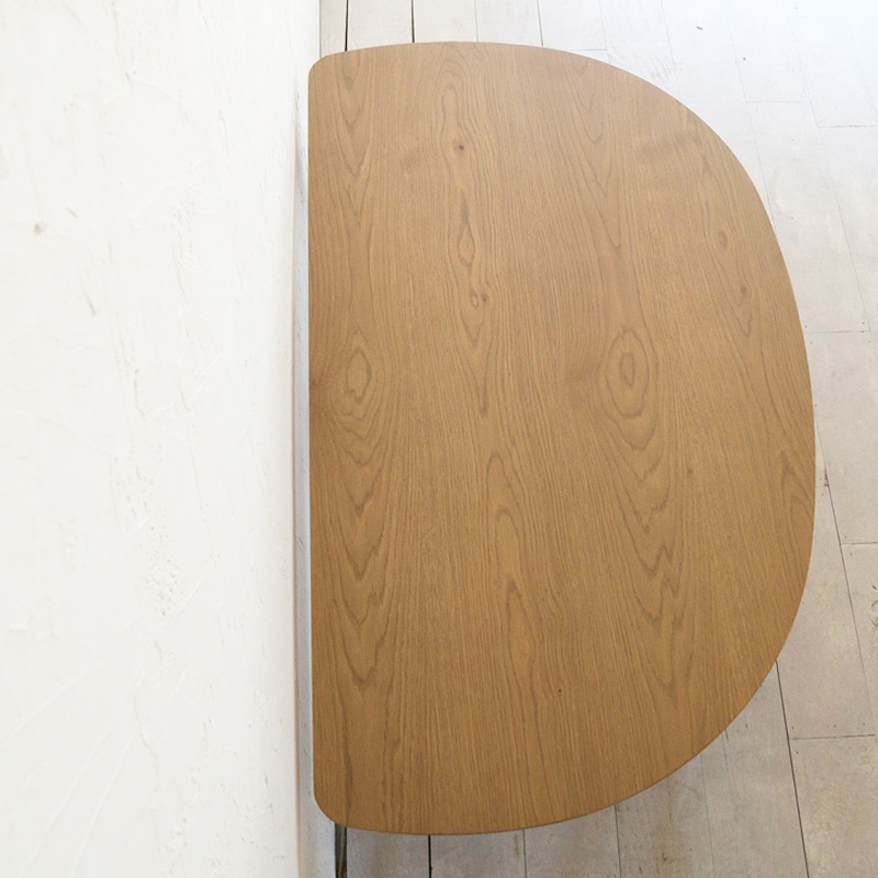 reno｜レノコタツテーブル 半円型の天板