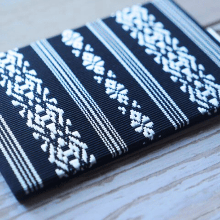 博多織 パスケース 献上柄（黒白） | 工芸品 | 【公式通販】道の駅