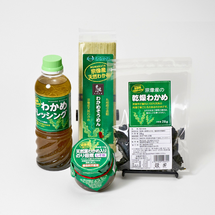 宗像産天然わかめシリーズ Cセット （わかめドレッシング／のり佃煮