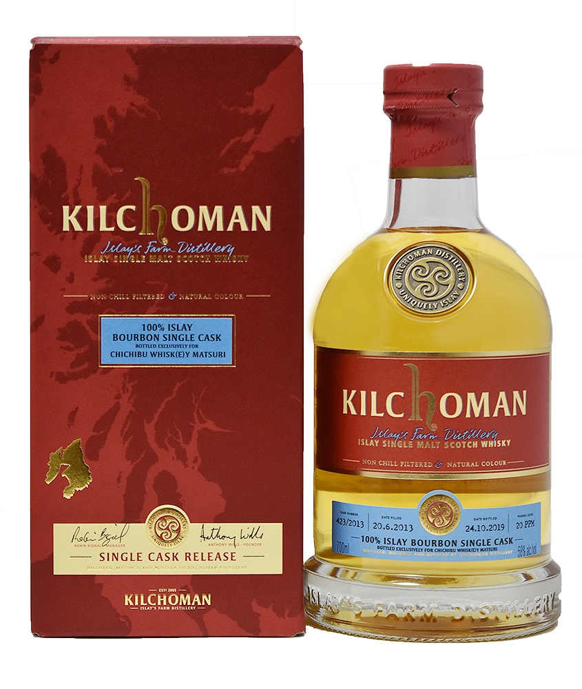 Kilchoman 100 Islay 13 19 Br Fresh Bourbon Barrel 423 Br Chichibu Whisk E Y Matsuri Br キルホーマン 100 Islay 秩父ウィスキー祭ボトリング Whisky Scotch Whisky Single Malt Whisky Islay Kilchoman The Ultimate Spirits