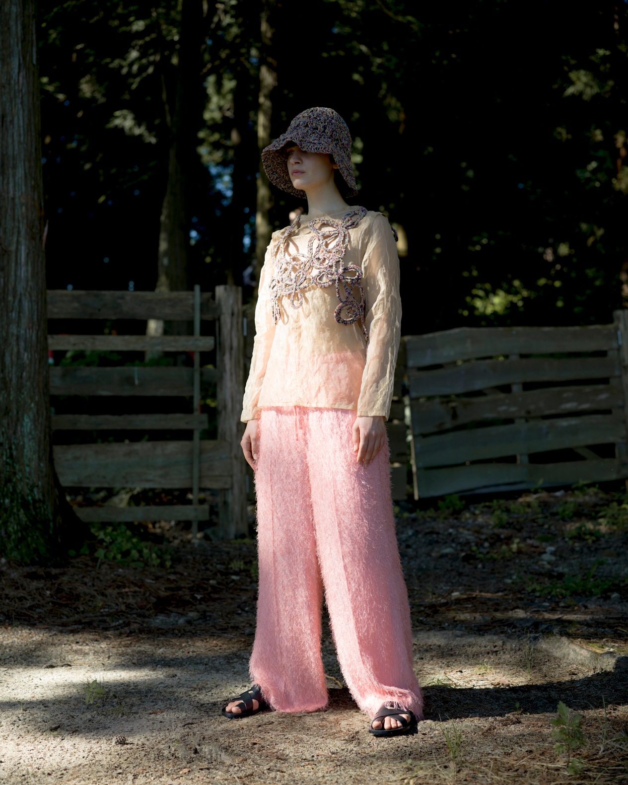 公式クリアランス RUMCHE / Water Print Trousers(S/S 2023) - レディース