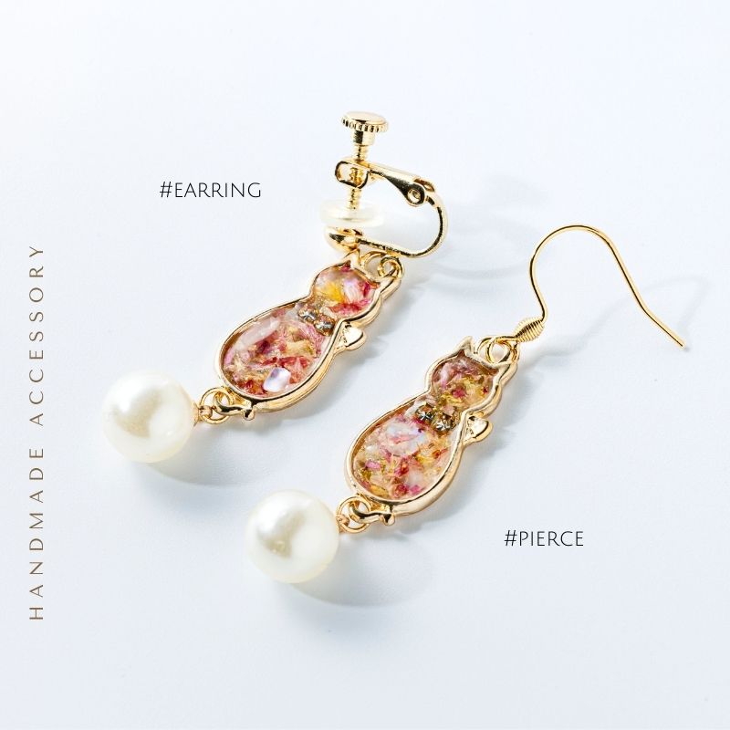 アクセサリー イヤリング ピアス 花 アクセソワール・ドゥ・シャ