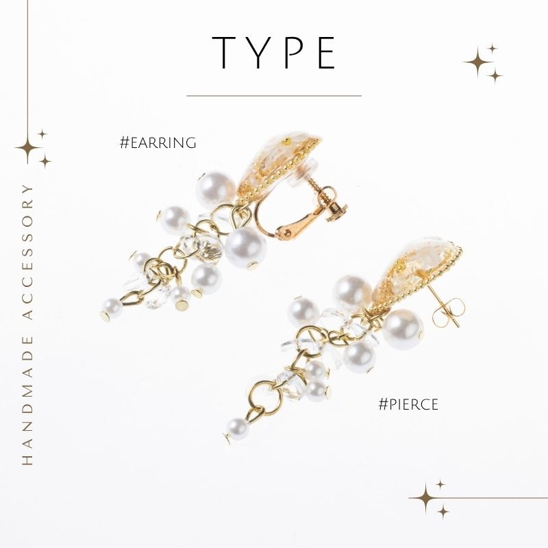 アクセサリー イヤリング ピアス 花 シュピネ