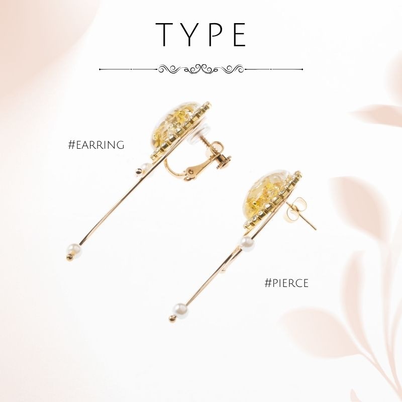 アクセサリー イヤリング ピアス 花 エクラドゥフルール