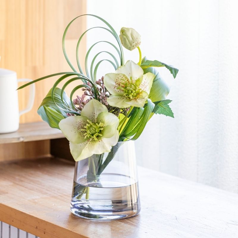 造花 クリスマスローズ2