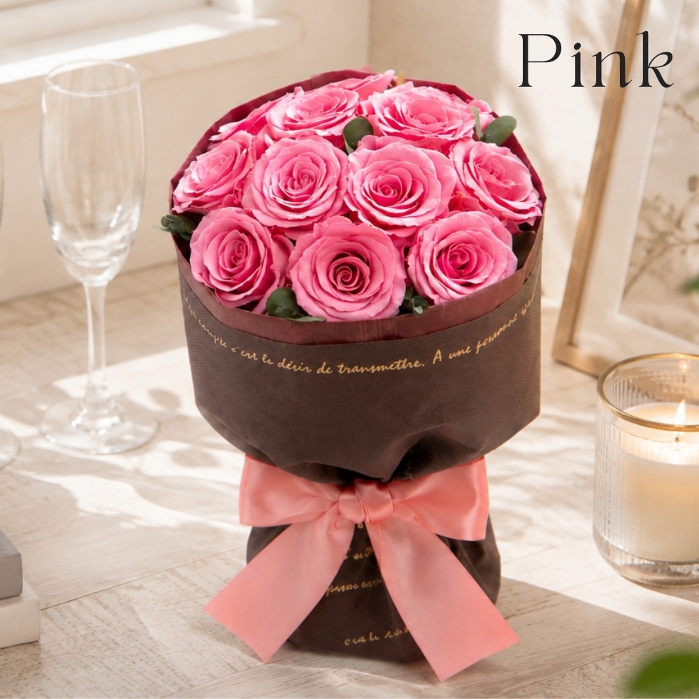 プリザーブドフラワー Rose stand bouquet ローズスタンドブーケ9