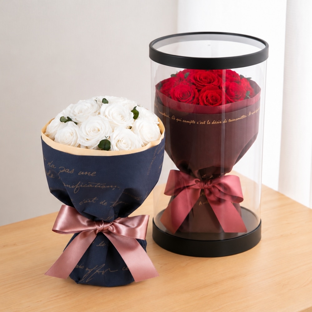 プリザーブドフラワー Rose stand bouquet ローズスタンドブーケ11