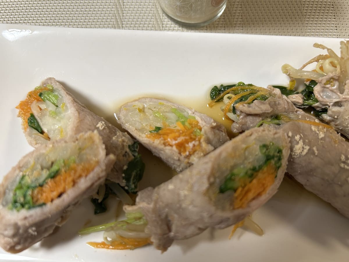 さささ✕豚肉野菜巻編