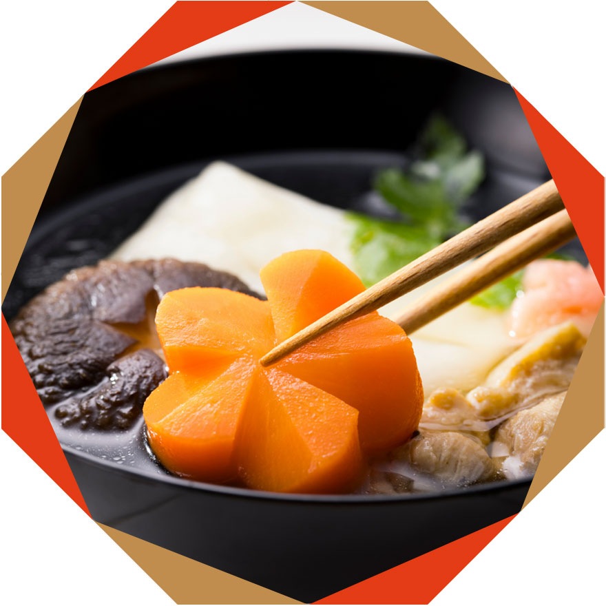 お正月のお雑煮に