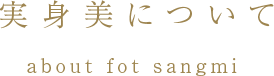 実身美について