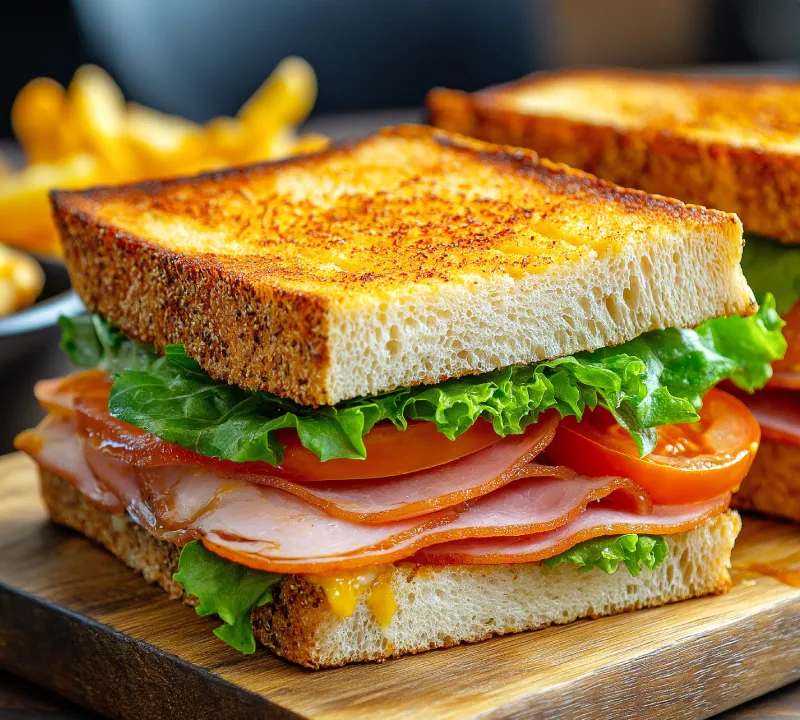 厚切りハムステーキ