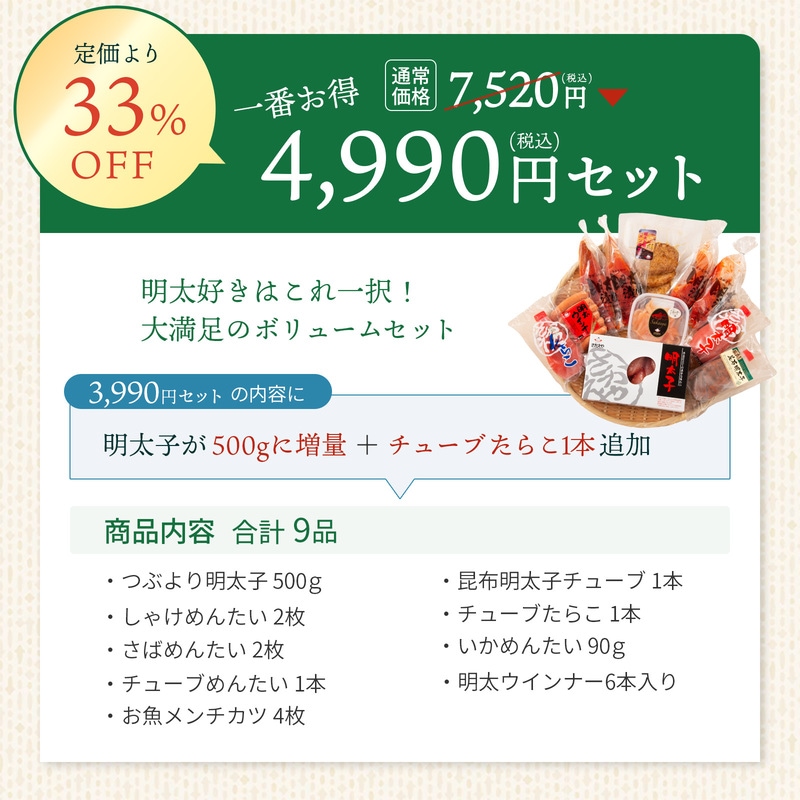 さかえやの“欲張り”お試しセット