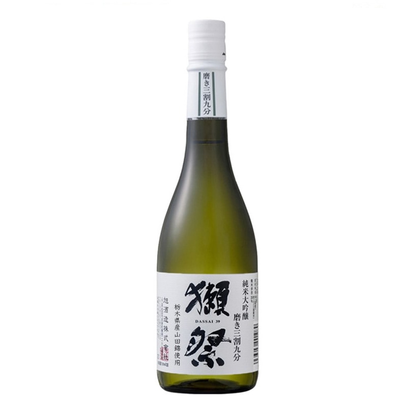 獺祭　純米大吟醸　磨き三割九分　栃木県産山田錦使用　720ml