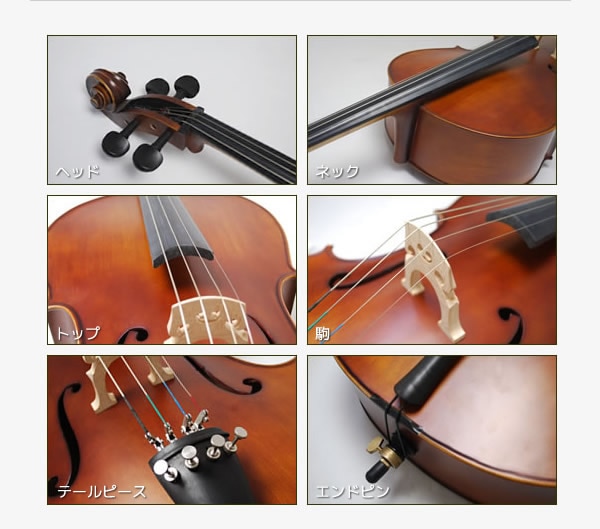 輝く高品質な Hallstatt チェロ ソフトケース付 HC-700 弦楽器 ...