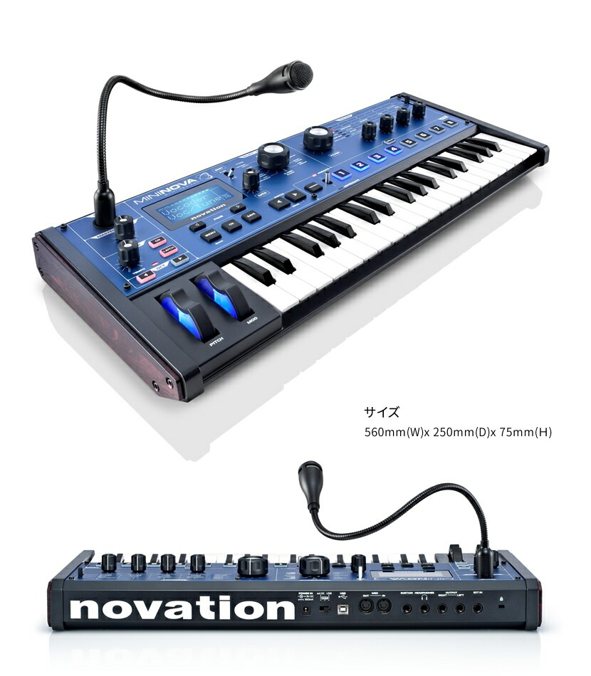 NOVATION シンセサイザー MiniNova【ノベーション アナログ