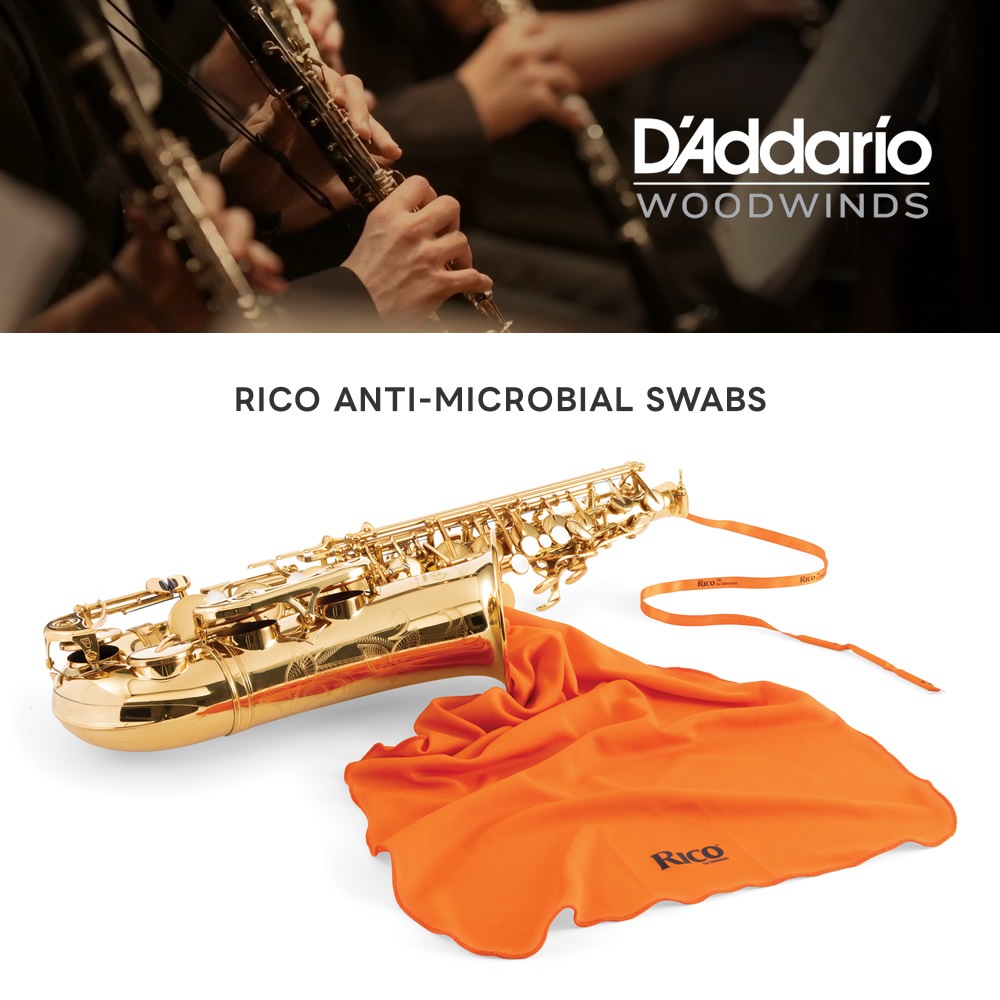 D'Addario WoodWinds Rico 抗菌スワブ RSWAB-LG ラージ【 ダダリオ