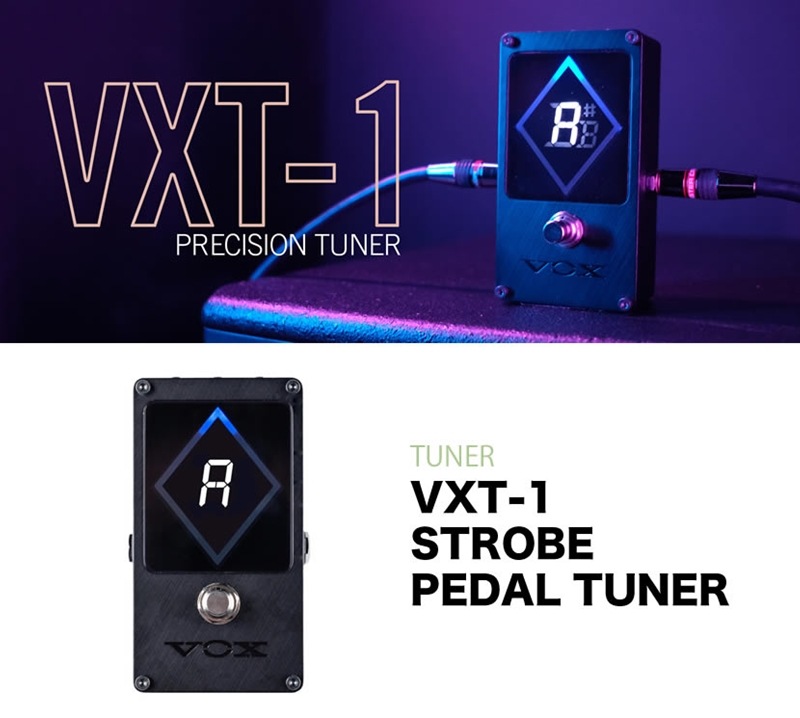 VOX(ヴォックス) ストロボ・ペダル・チューナー VXT-1【VXT1 STROBE 