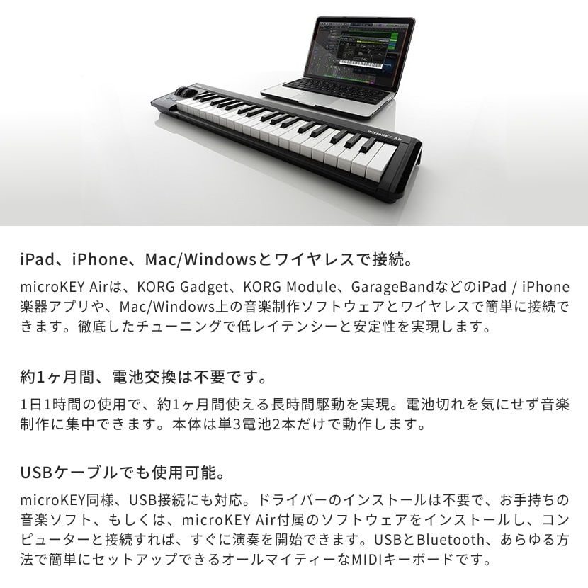 KORG MIDIキーボード dtm - その他