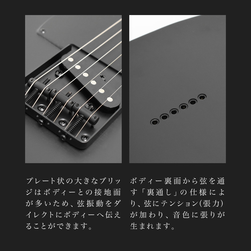 TLタイプ オールブラック エレキギター SELDER TLC-04 単品(ソフト