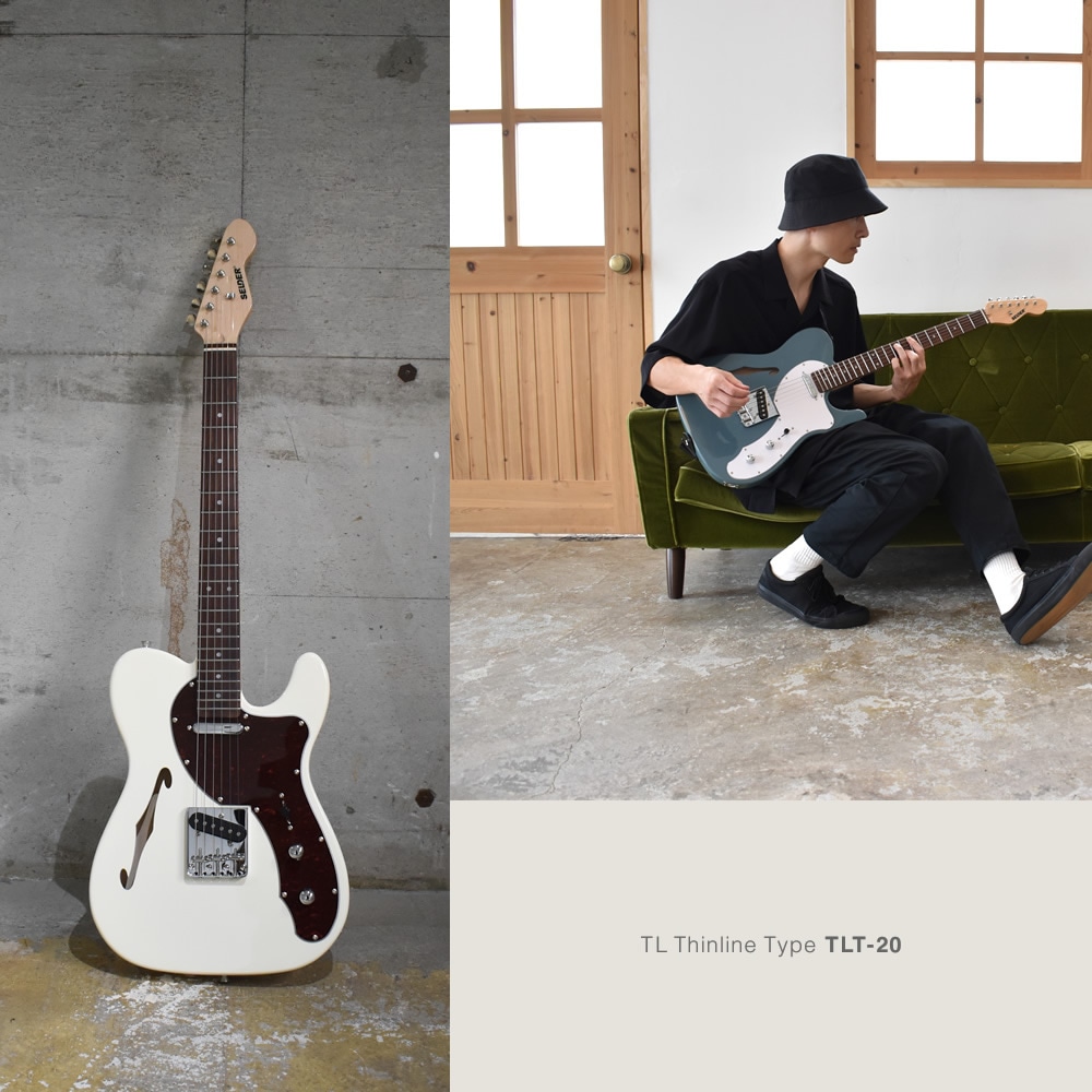 TLシンラインタイプ エレキギター SELDER TLT-20 VOXアンプ付属