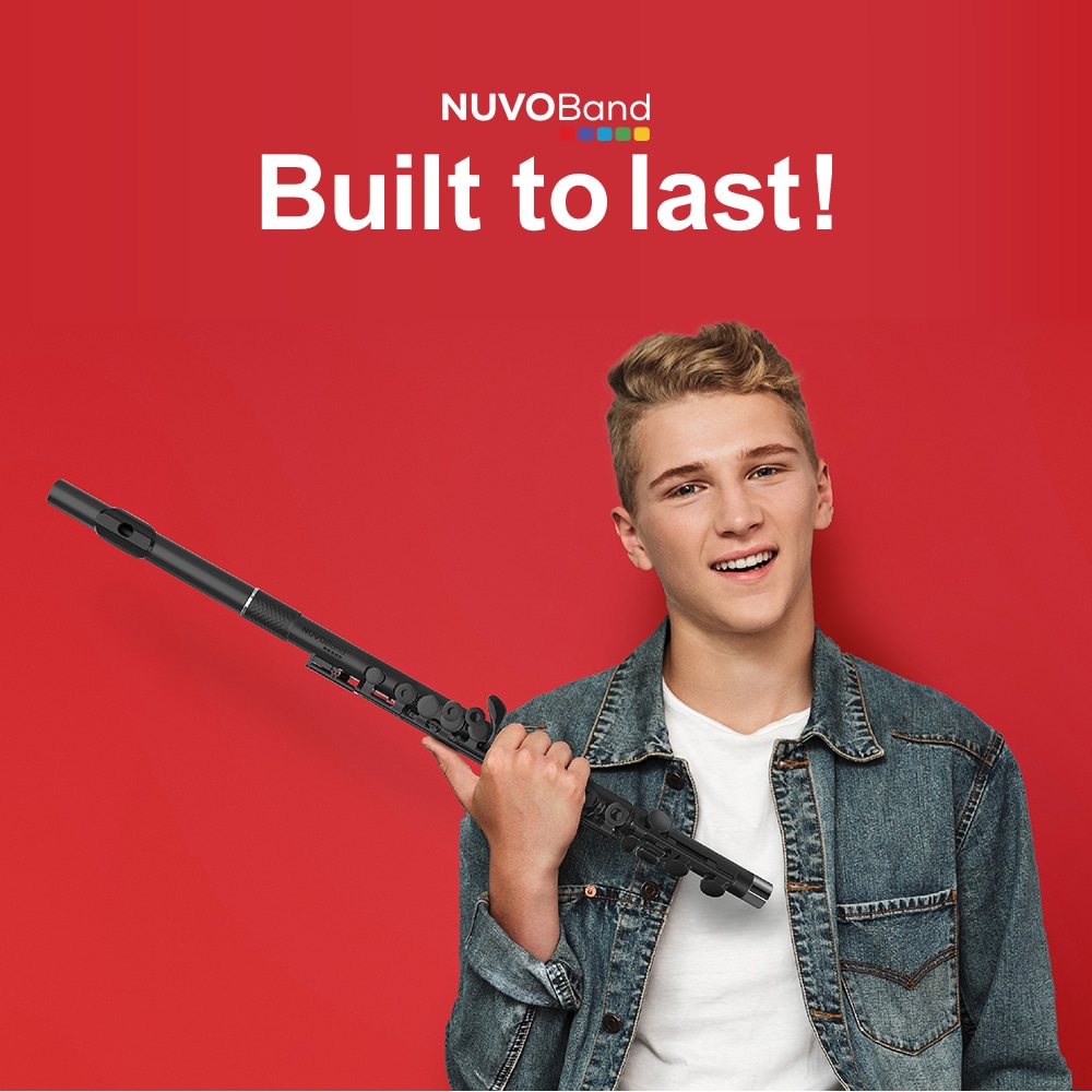 NUVO Band プラスチック製 C調 フルート FLUTE NB300FBK