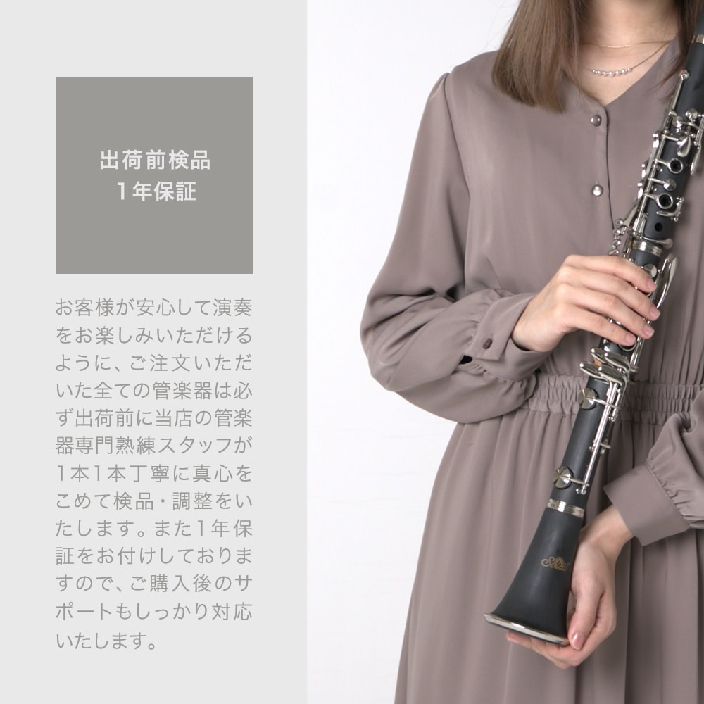 SELVA B♭ クラリネット SCL-100 Soleil (ソレイユ) クラリネット 初心者入門セット SCL-1 [B